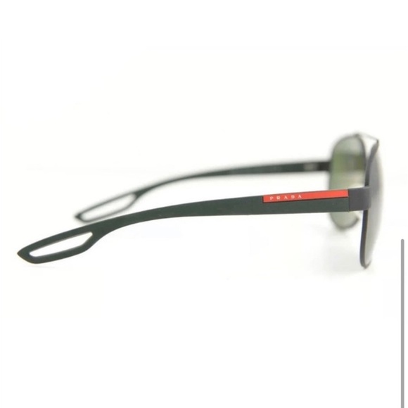 Prada Sport SPS 55Q 62-14 DG0-5X1 140 3P men's aviator sunglasses POLARIZED. - Picture 6 of 6